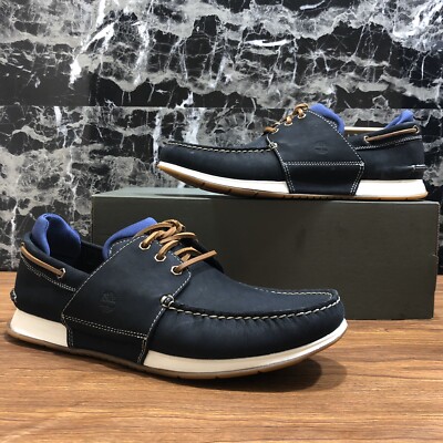 EYE BOAT SHOES DARK BLUE NUBUCK A2427 