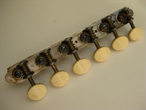 Vintage 60's Stella Harmony Kay Guitar Inline Tuners by Waverly for Project