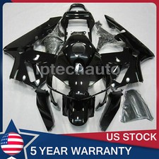 Glossy Vivid Black Fairing Kit For Honda CBR600RR 2003 2004 CBR600RR Bodywork US
