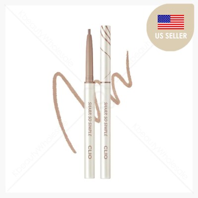 [CLIO] Sharp So Simple Waterproof Pencil Liner #06 Vanilla Beige x 2, Gift, Teen