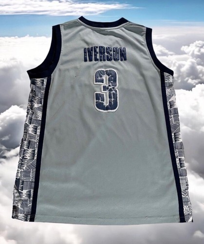 Men Large Jersey Nike Allen Iverson Georgetown