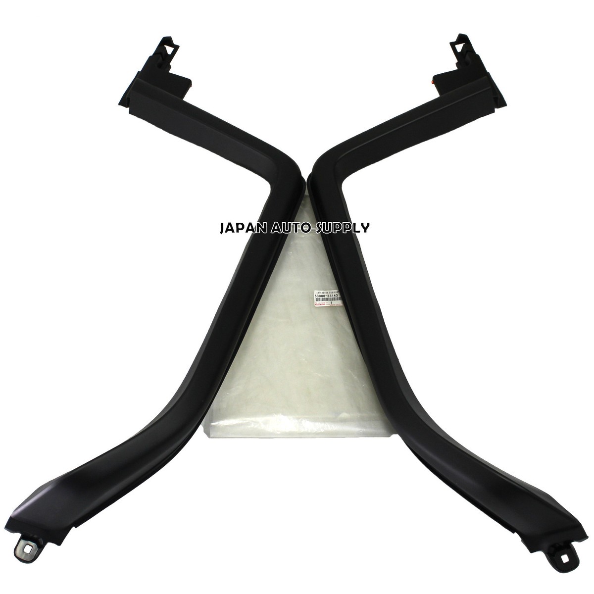 2007-2014 Toyota FJ Cruiser FRONT LH & RH Fender Flare Mouldings