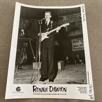 Ronnie Dawson Press Photo 8x10 . See Description.