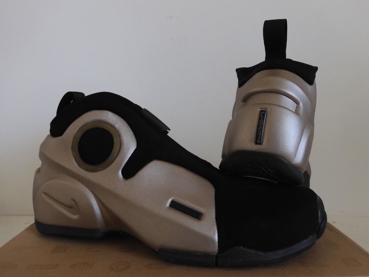 NIKE AIR FLIGHTPOSITE II LE METALLIC ZINC GOLD SZ 10.5 NIKE AIR FLIGHTPOSITE II LE METALLIC ZINC GOLD SZ 10.5