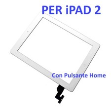 iPad 2 Touch Screen, Home Button, Adhesive White Screen LIFE365
