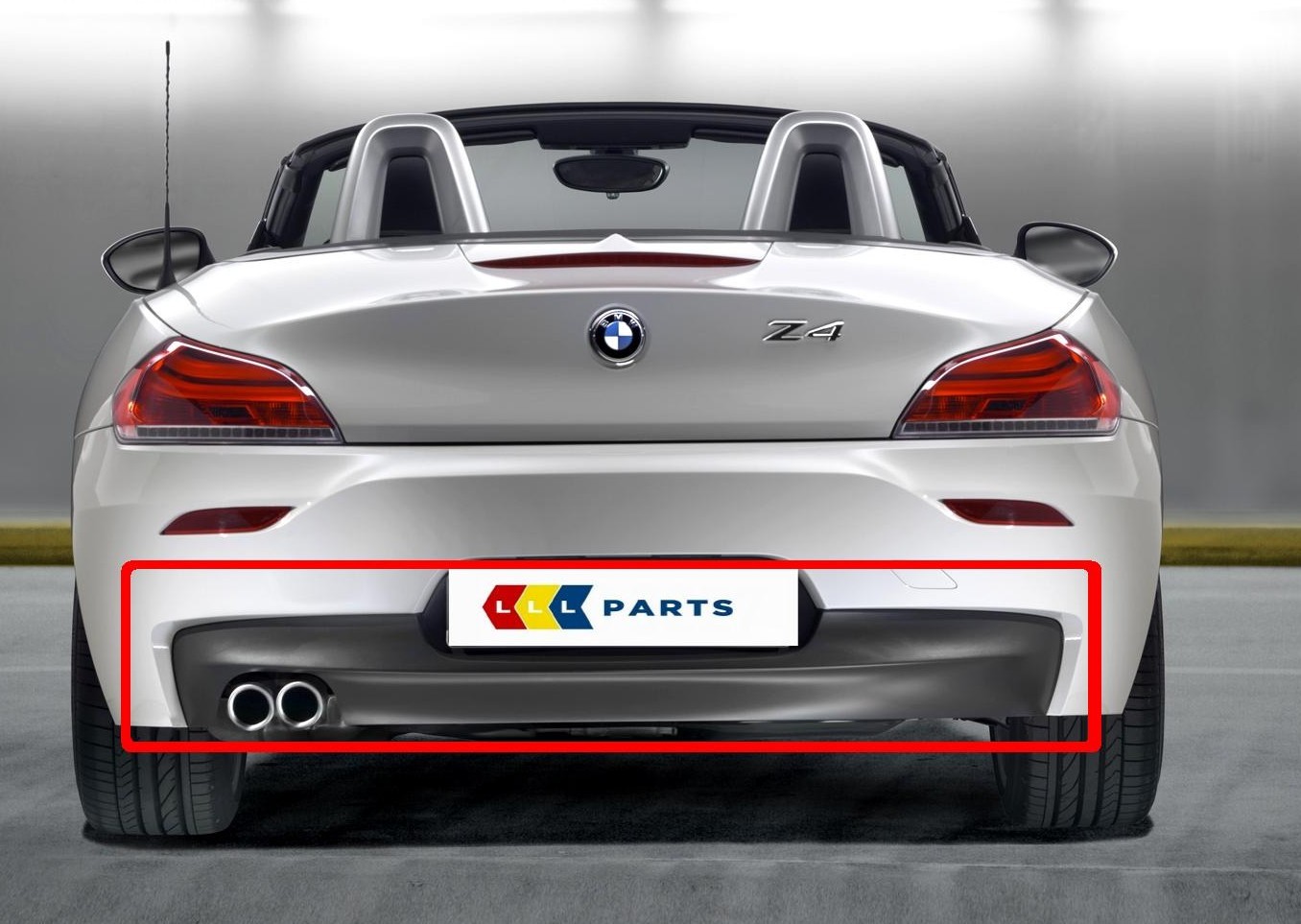 BMW NEW GENUINE E89 Z4 0917 REAR M SPORT BUMPER DIFFUSER DOUBLE