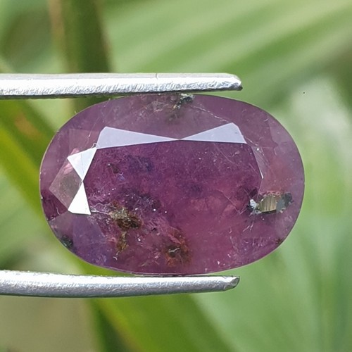 Zaffiro naturale 7,85 ct del Kashmir per gioielli - Foto 4 di 5