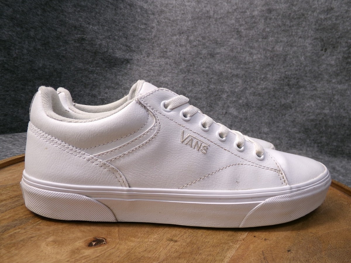 Vans Seldan White Van Low Tops Vans Seldan Low Top Mens True White