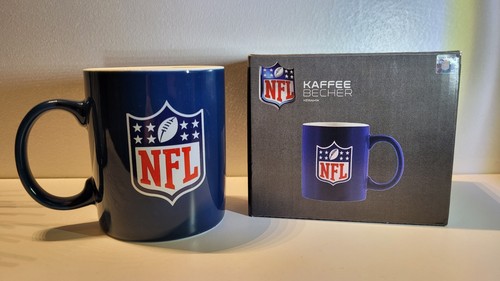 NFL Football Tasse Kaffeetasse, Teetasse in weiß/rot/blau mit Logo. Superbowl - Bild 3 von 12