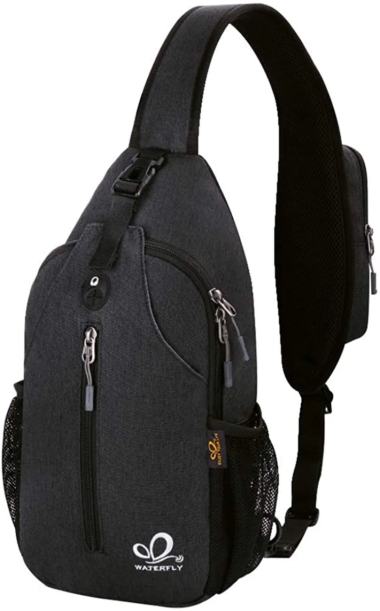 Mochila de Pecho Cruzada para Viajes y Excursiones Camping con