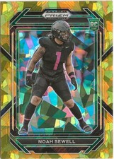 2023 Panini Prizm  Noah Sewell Gold Prizm SP RC Chicago Bears