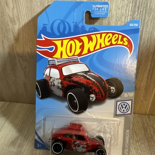 Hot Wheels 2022 Volkswagen Series #6 - Custom Volkswagen Beetle In Scala 1:64 (Marrone, Nuovo In Scatola)