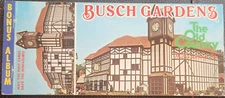 Busch Gardens Williamsburg VA Post Card Album Set of 8