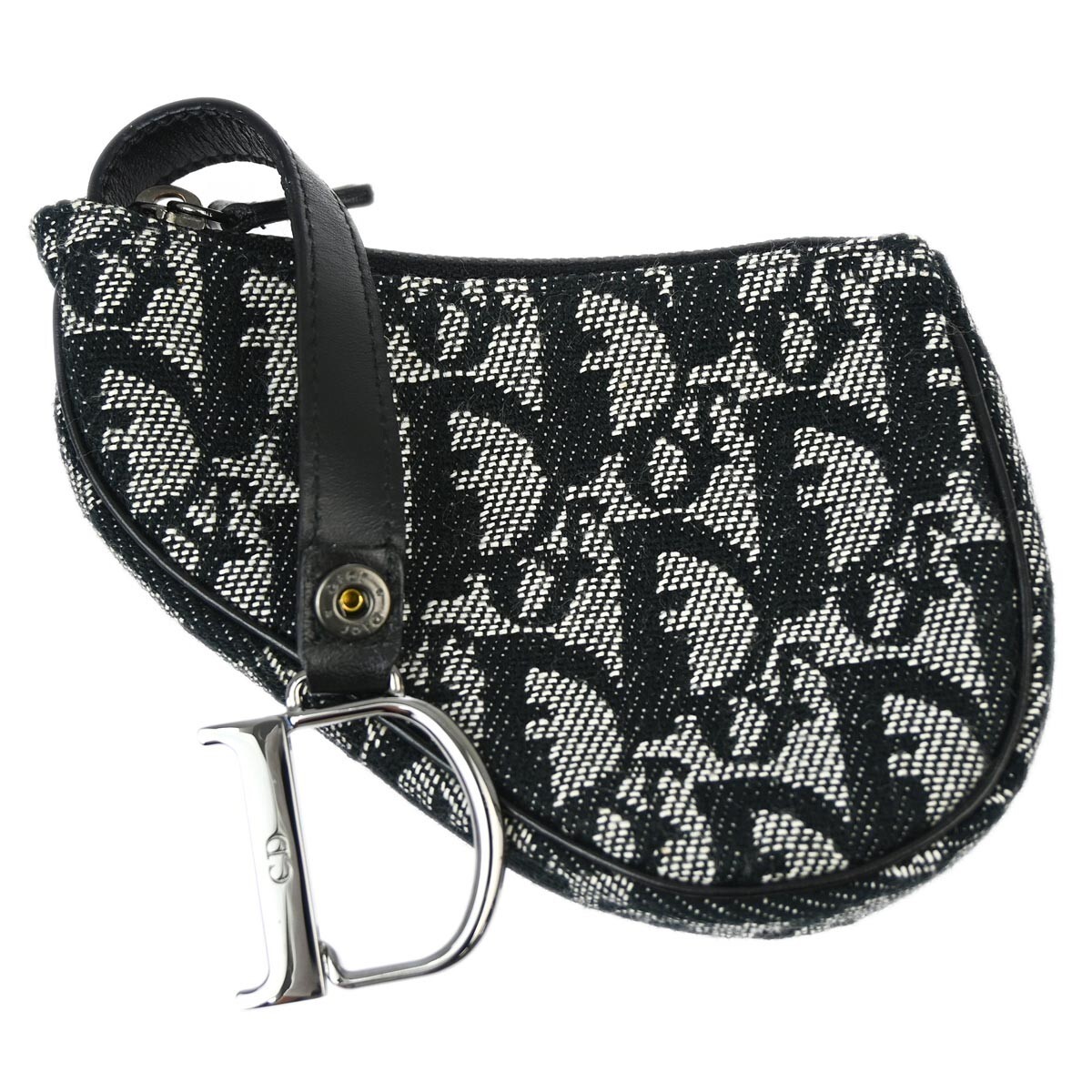 Christian Dior Trotter Saddle Coin Purse Wallet Mini Pouch Christian Dior Trotter Saddle Coin Purse Wallet Mini Pouch