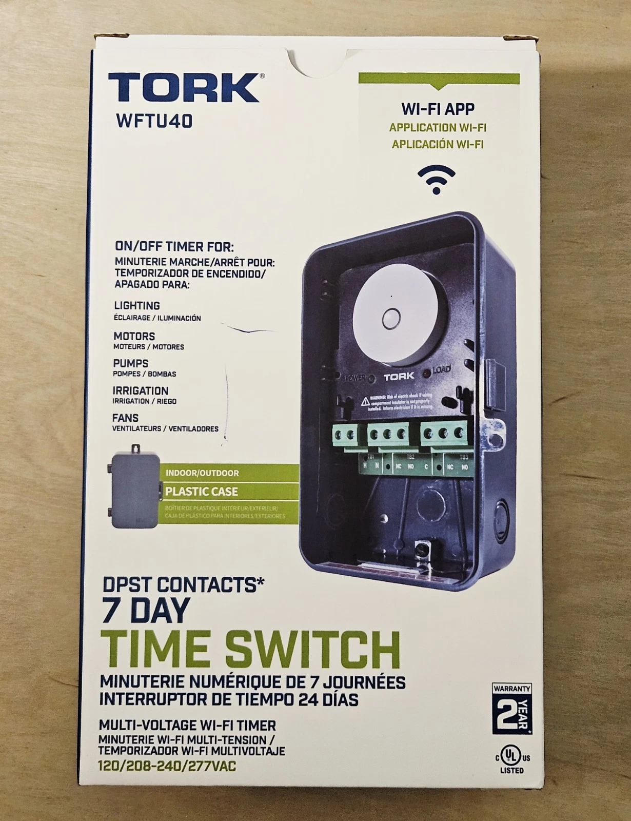 💦 TORK | WFTU40 | Indoor Outdoor WI-FI Smart 7-Day Timer Switch | 0101 | NEW