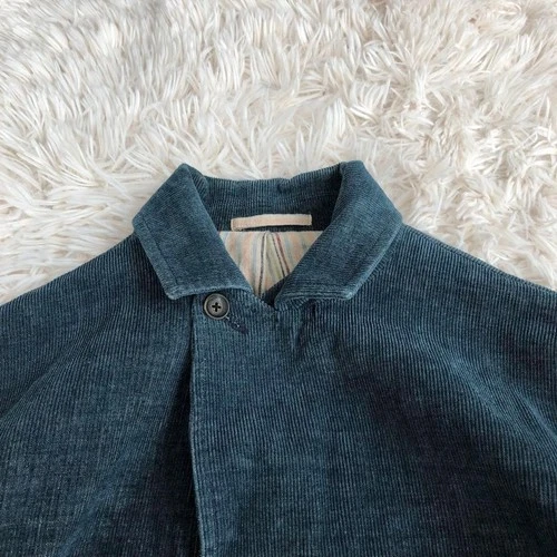 45rpm Indigo Corduroy Jacket Coverall Tailored Jacket Size 3 Shoulder 43cm JPN image 9
