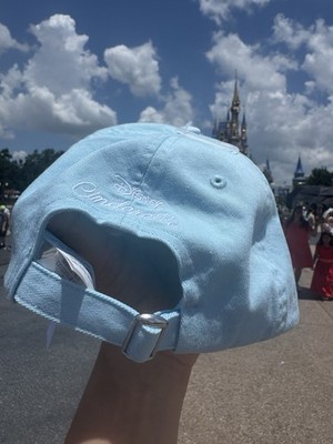 Disney Parks 2025 Cinderella Swiftie Meet Me at Midnight Cap Hat Blue Adult  NEW