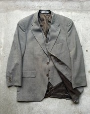 VTG Polo Ralph Lauren Blazer Mens 41R Houndstooth 2 Piece 100 Wool 80  s