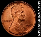 1952 Lincoln Wheat Cent- Choice Gem Brilliant Uncirculated No Reserve #J351