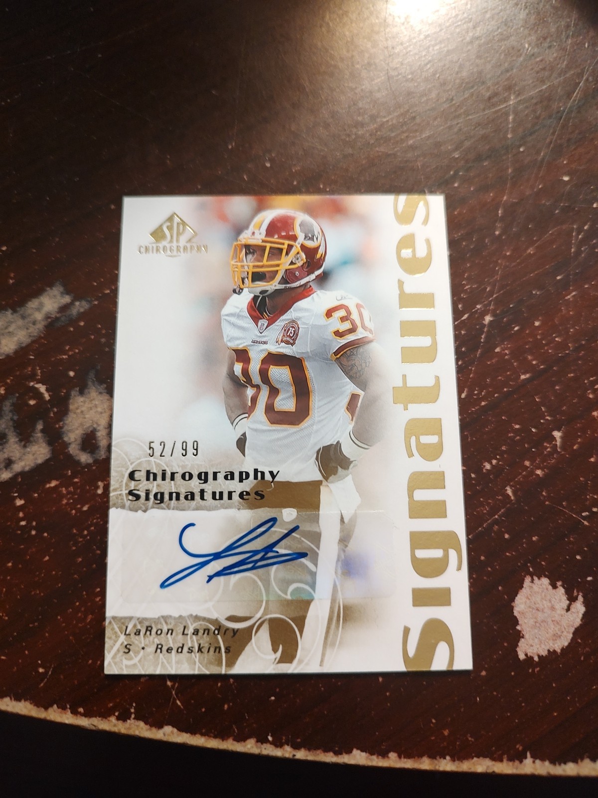 LaRon Landry SP Authentic Authentics Autographs #LL Gold