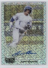 2021 Leaf Metal Draft 1990 Leaf Auto Silver Mojo John Rhodes #LA-JR1 Auto 09nc