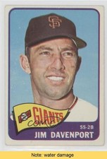 1965 Topps Jim Davenport #213 READ 2u3