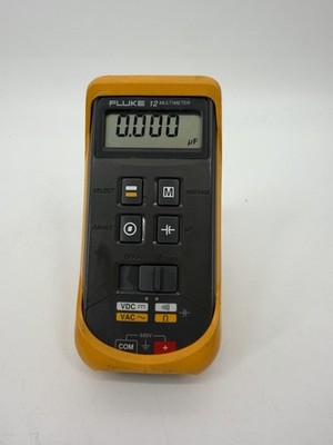 Fluke 12 Multimeter Digital Handheld Multi-Meter With Case/No Leads Included***