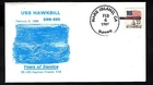 USS Hawkbill SSN 666 February 4 1986 Mare Island CA, 15th Anniv FDC #1