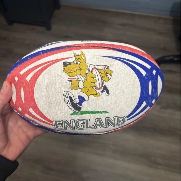 Англия регби талисман мяч Gilbert официальный подписанный автограф коллекционный - Изображение 3 из 3