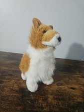 Russ Lassie Border Collie Dog Plush Stuffed Animal 13"