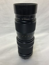 Vivitar 75-205mm f/3.8 Close Focusing Zoom Lens M/M Mount
