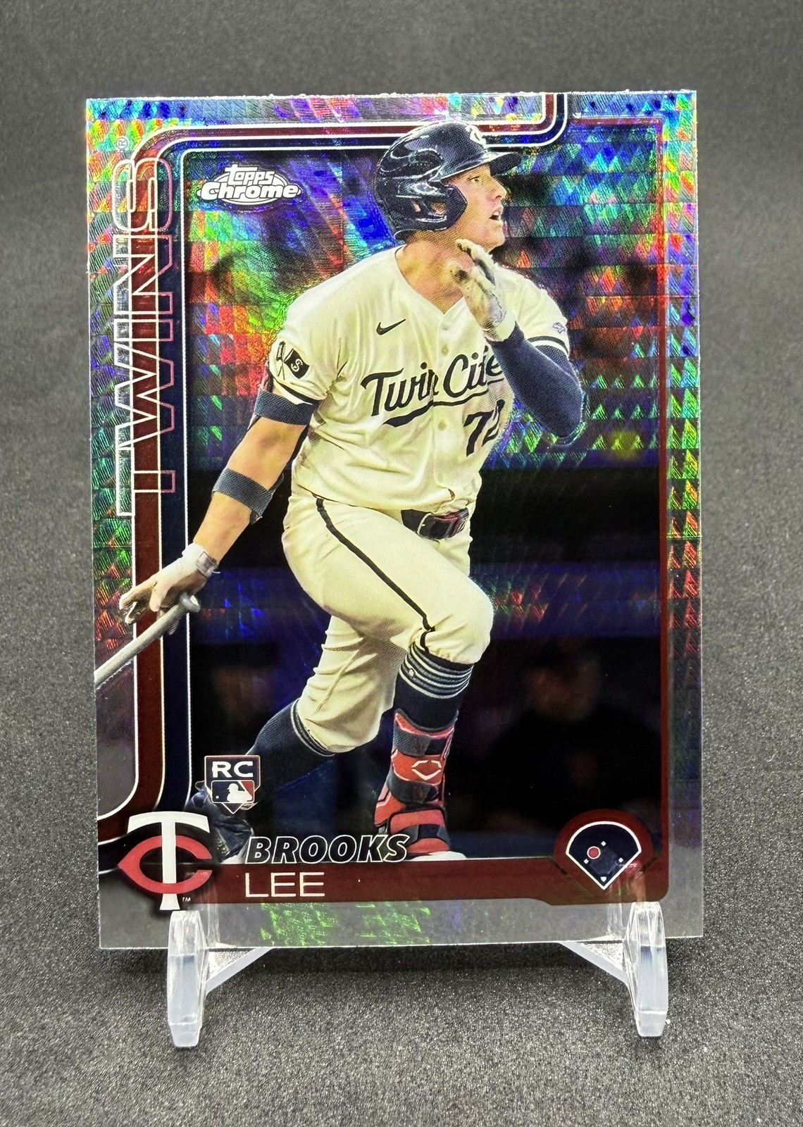 2025 Topps Chrome Brooks Lee Prism Refractor Rookie RC #234 Minnesota Twins