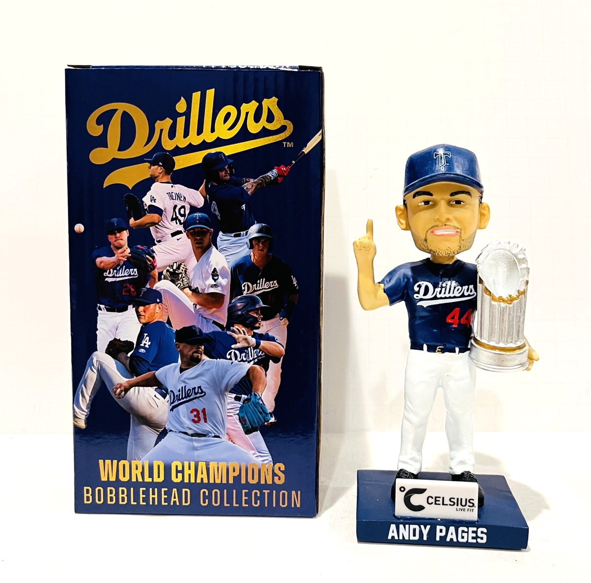 Andy Pages 2024 Dodgers WORLD CHAMPIONS Bobblehead SGA | eBay