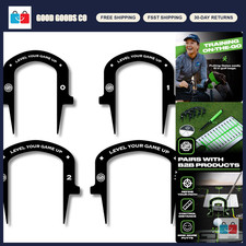 Golf Putting Aid Set - 4-Pack Practice Gates for Improved Accuracy Skills