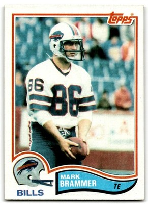 1982 Topps Football Mark Brammer Buffalo Bills #22