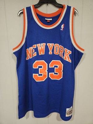Patrick Ewing Mitchell & Ness Swingman New York Knicks 1991-92 Jersey - Blue XXL