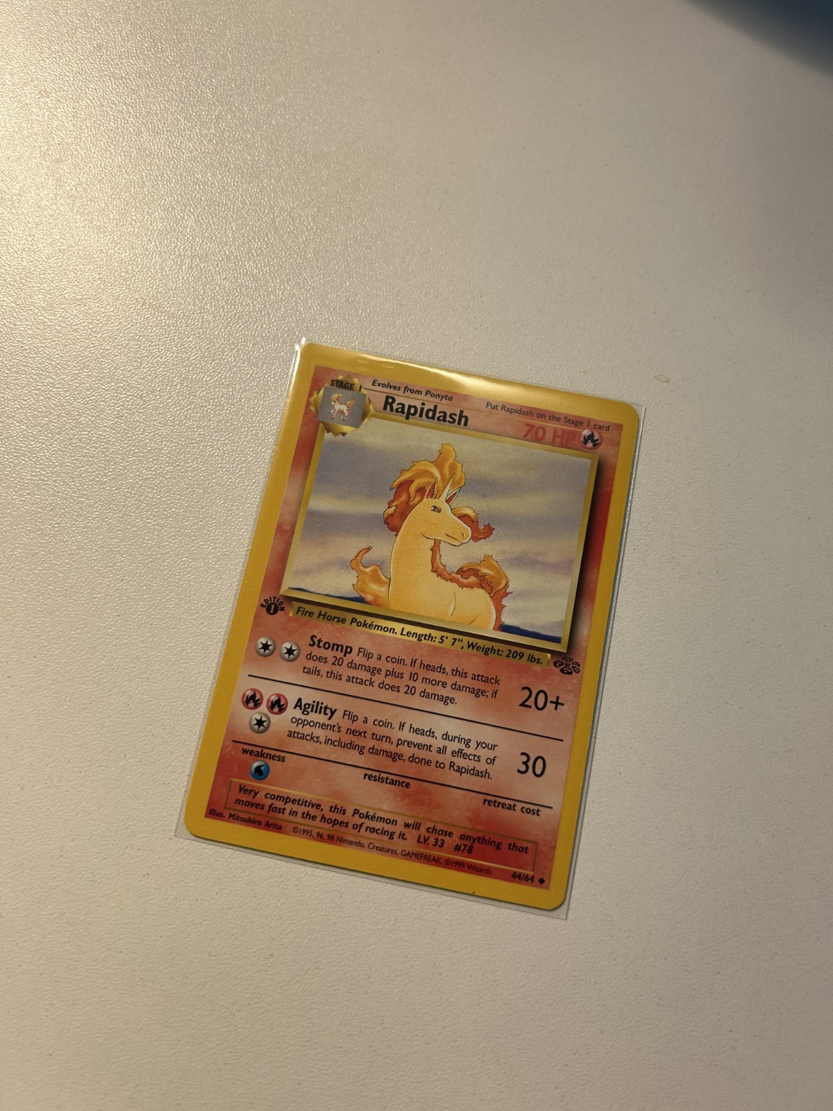 Rapidash 44/64 Jungle Regular - 1st Edition NM