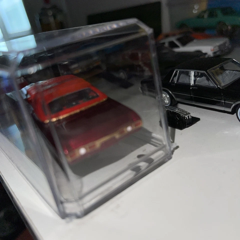 1/64 Scale Custom Red 1969 Chevy Impala SS Convertible On 30” Amani Forged Spoke - Image 3 of 4