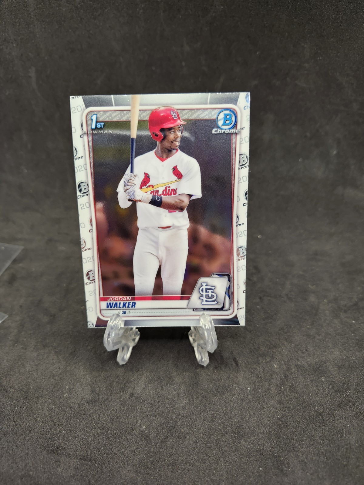 2020 1st Bowman Chrome Jordan Walker Cardinals Superstar Rc Rookie