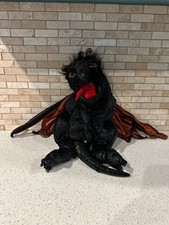 Folkmanis Black Dragon Hand Puppet Plush