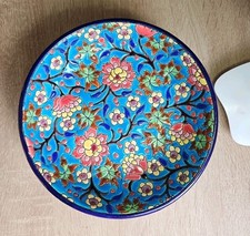 Emaux De Longwy Coupelle Vide Poche Vintage Porcelaine Diamètre 20 Cm 