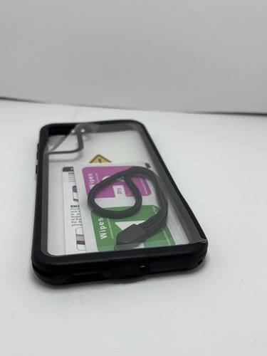 custodia full body compatibile con galaxy s21 plus nera/trasparente antiurto rigida - Foto 2 di 3