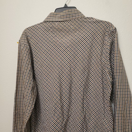 Sovereign Code Woven pleasure Men's Button Up Shirt Plaid Size Medium - Picture 10 of 11
