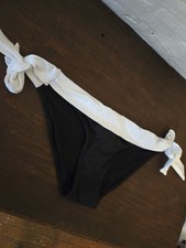 Pour Moi Bikini Brief Black Brief Bottoms Swimwear Size Small UK 8 NWT