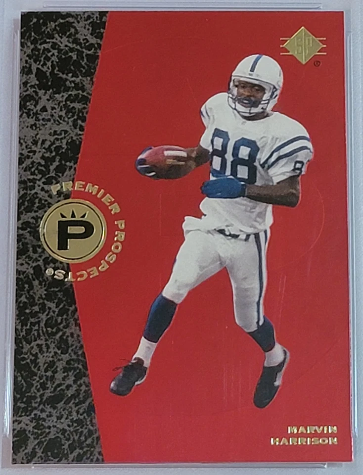 1996 SP #18 MARVIN HARRISON RC PSA 10 Gem Mint Indianapolis Colts Hall Of Fame - Image 2 of 4