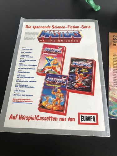 MOTU Heman Masters of the Universe Mattel - Battlecat (Taiwan) & Magazine - Bild 5 von 10