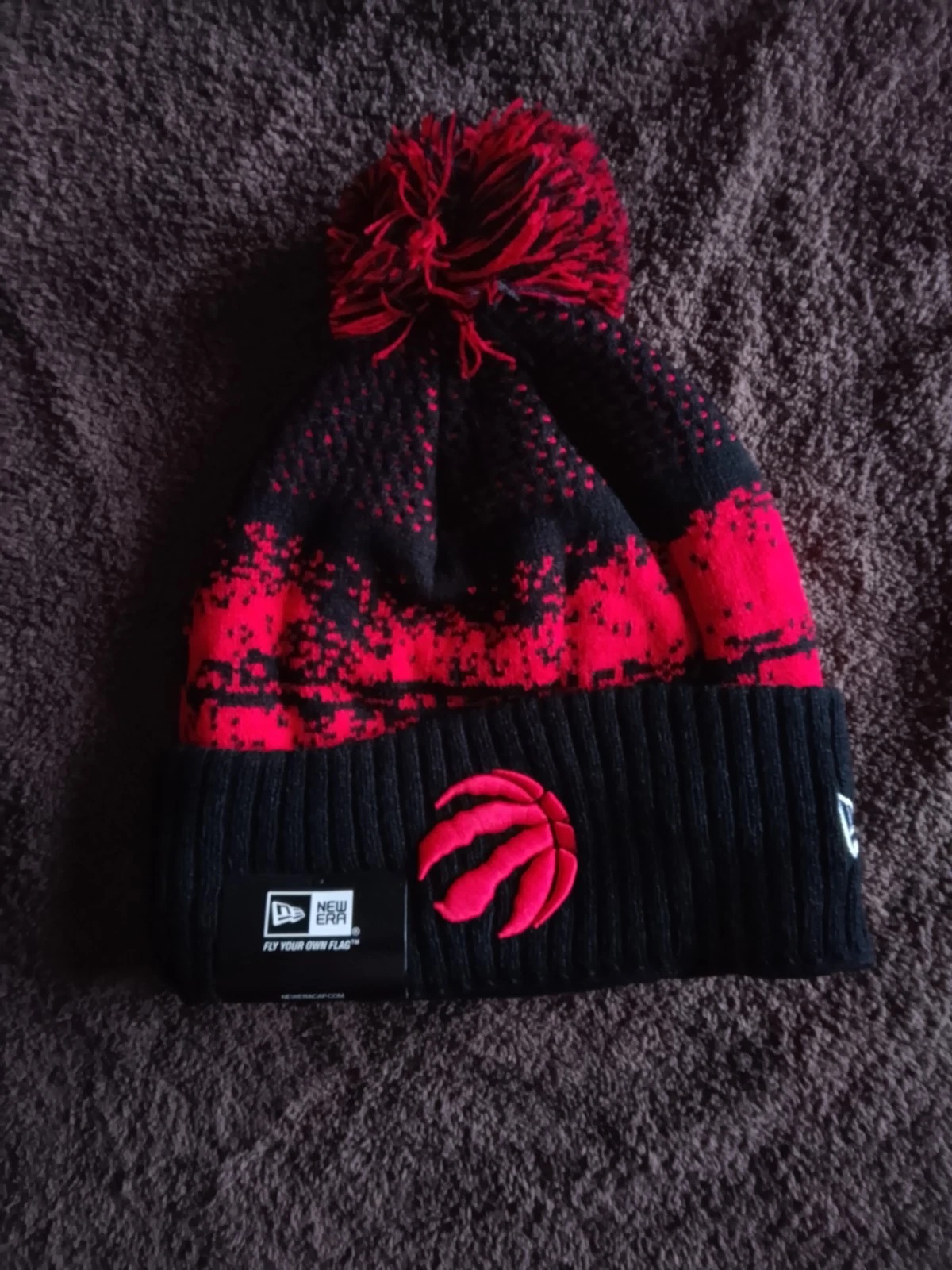 Toronto Raptors NBA Bobble Hat Multicoloured. New With Tag Still On