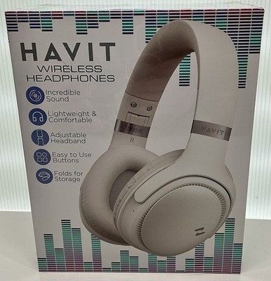 Havit Brand Wireless Headphones V 5.3 White Bluetooth - New In Box Sealed!