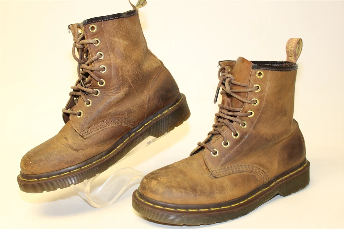 Dr Martens Niel Greenland Boots Mens 12 Brown Distressed Leather Lace Up Grunge Dr. Martens Lace Up Brown Boots for Men for Sale | Shop New  main image 3