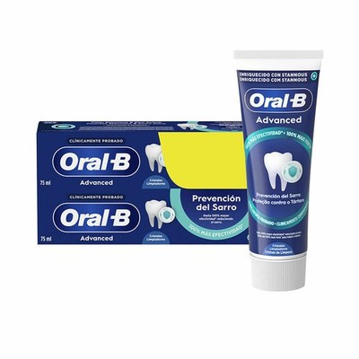 Anti-Zahnbelag Zahnpasta Oral-B ADVANCED 75 ml 2 Stück